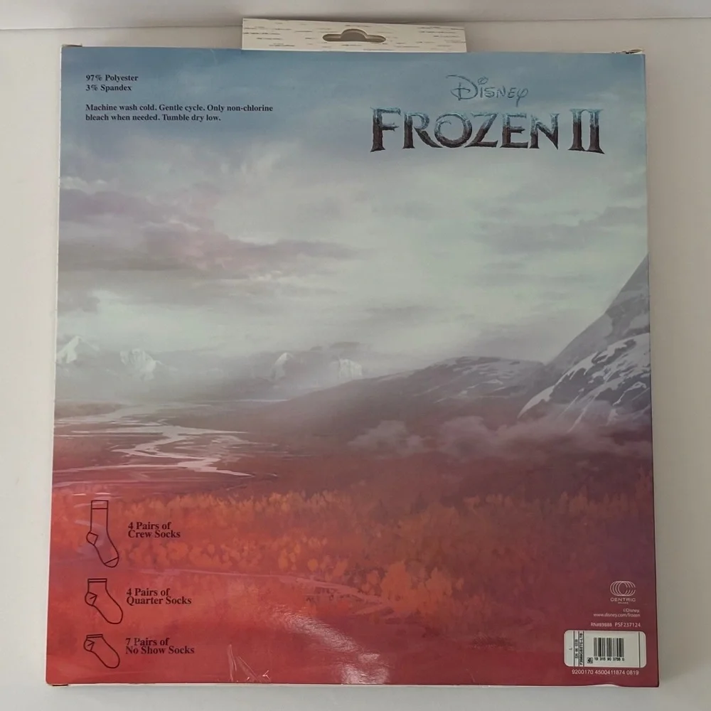 Disney Frozen II (15 Days Of Socks Kid's L / 3-10) Advent Calendar & Pencil Case